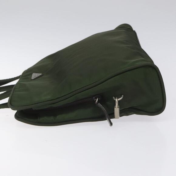 PRADA Hand Bag Nylon Green - Picture 5 of 13